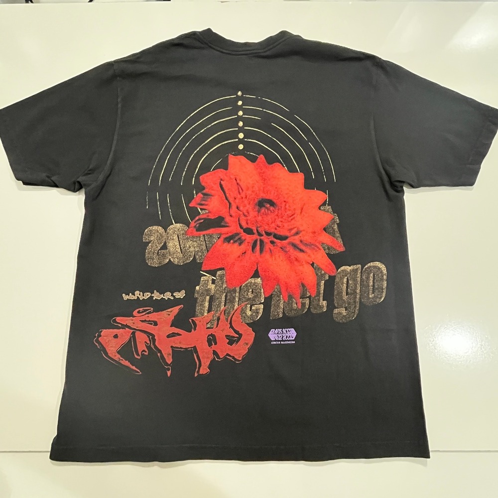 Travis Scott Utopia World Tour T-Shirt Mens L Black Graphic Delresto Echoes 2024 - Picture 3 of 15
